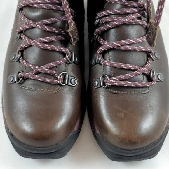 Merrell Nicolette Boots Polartec Brown Waterproof Leather Zip Up Faux Fur Size 6 - Picture 8 of 14